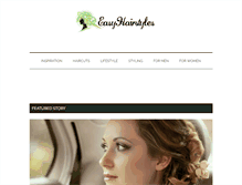 Tablet Screenshot of easy-hairstyles.net
